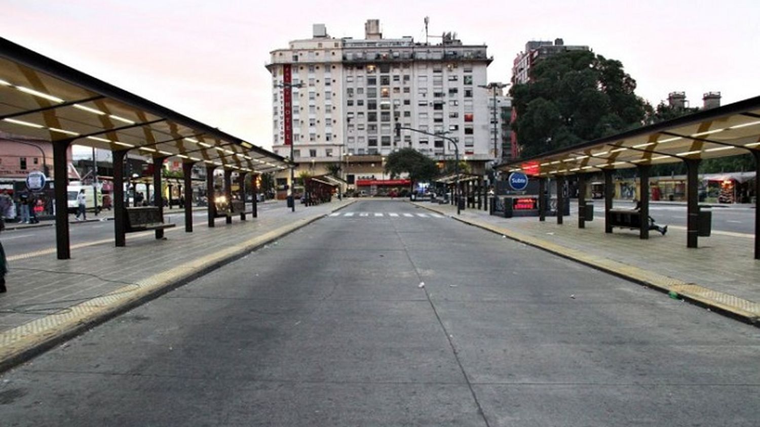 Buenos Aires estuvo desierta en medio de otro paro