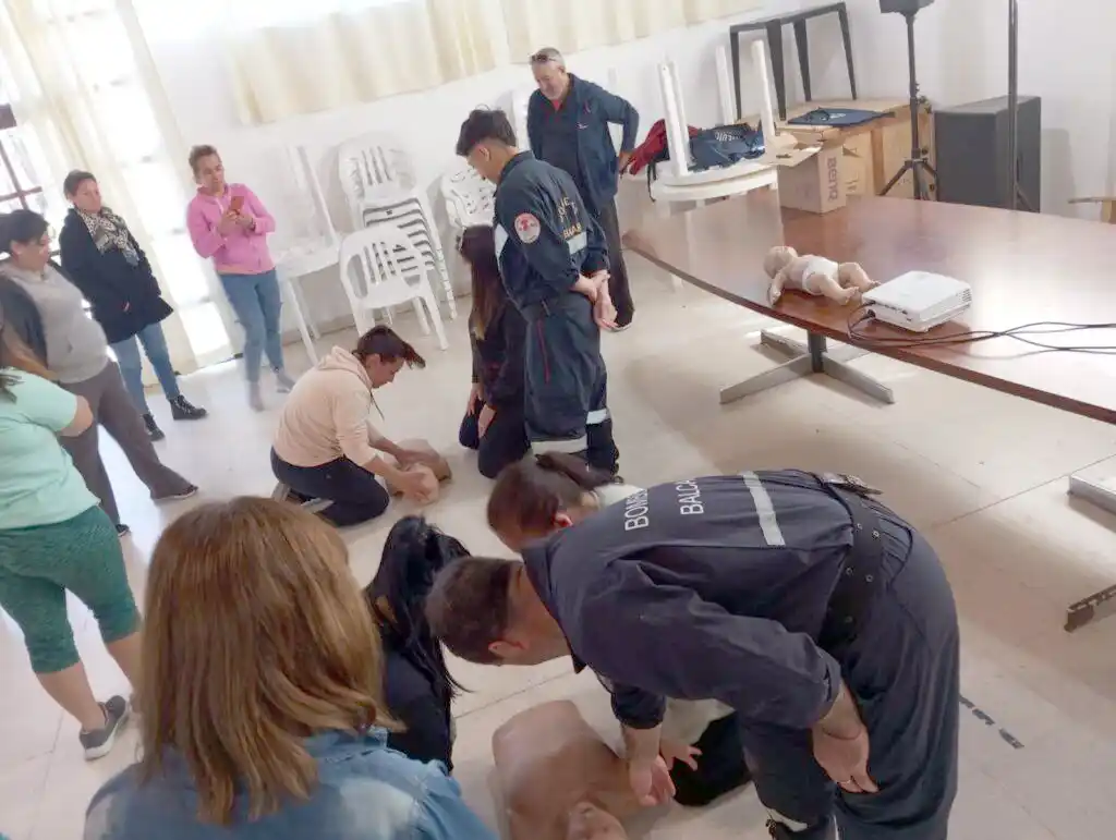 Entrenamiento. En RCP para cuidadores domiciliarios