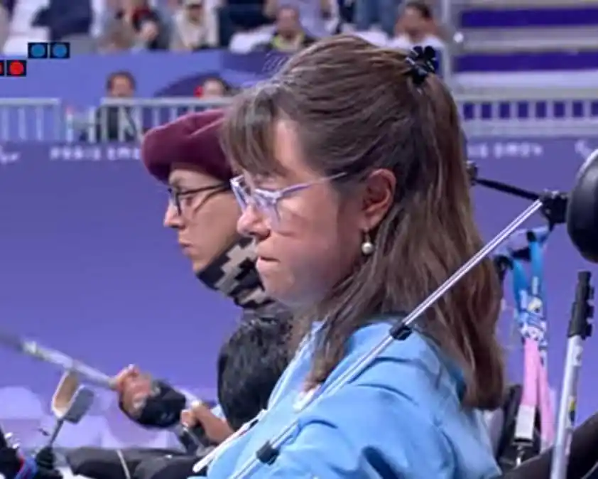 “Es muy hermoso lograr la primera medalla paralímpica en boccia para Argentina”, dijo Stefanía
