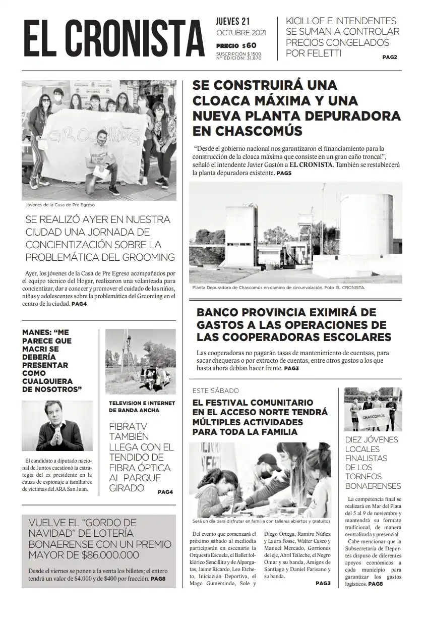 Tapa 21 octubre 2021
