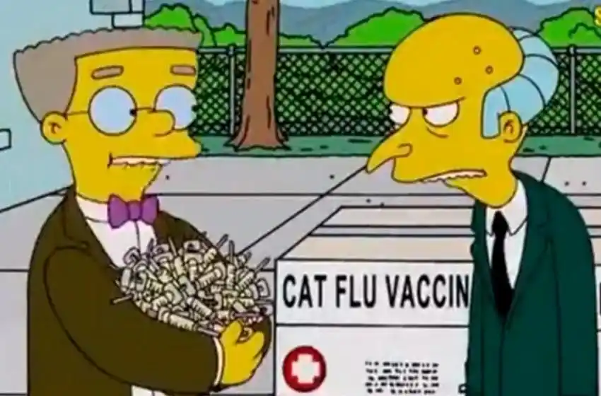 Los Simpsons predijeron la vacunación VIP: la escena que fue furor en las redes