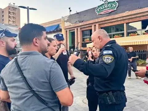 La policía de Israel actuó en el lugar del los ataques.