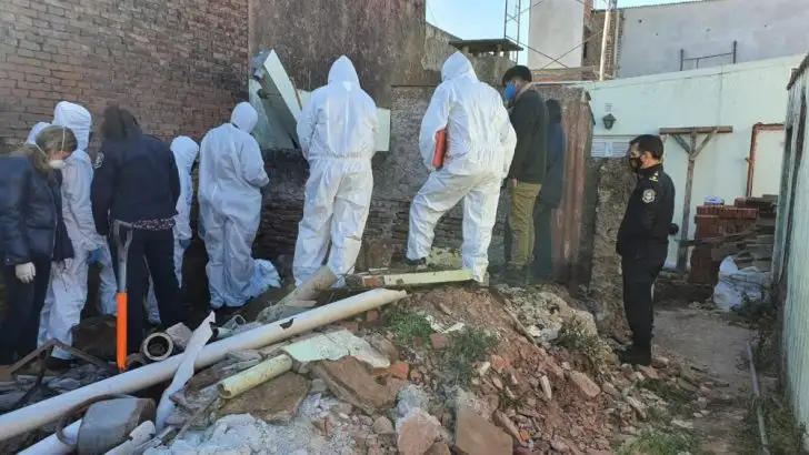 Hallaron enterrada en una obra a la mujer desaparecida y fue detenido su exmarido