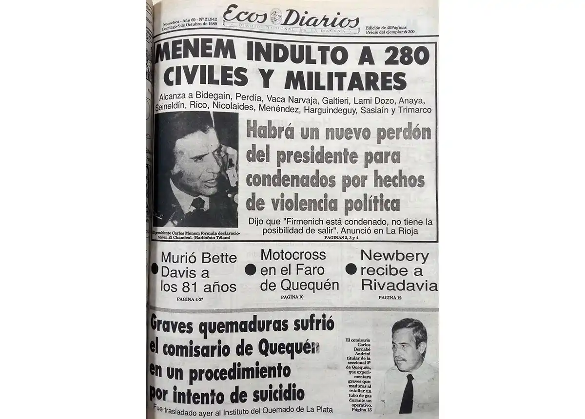 Domingo 8 de octubre de 1989