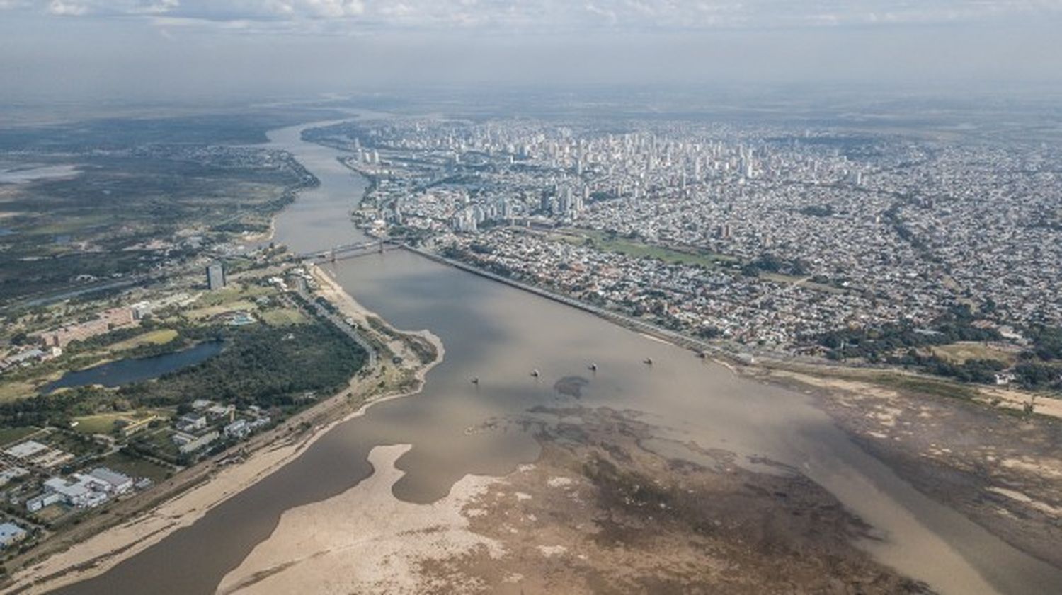 Río Paraná: 58 cm en Santa Fe y seguirá en descenso