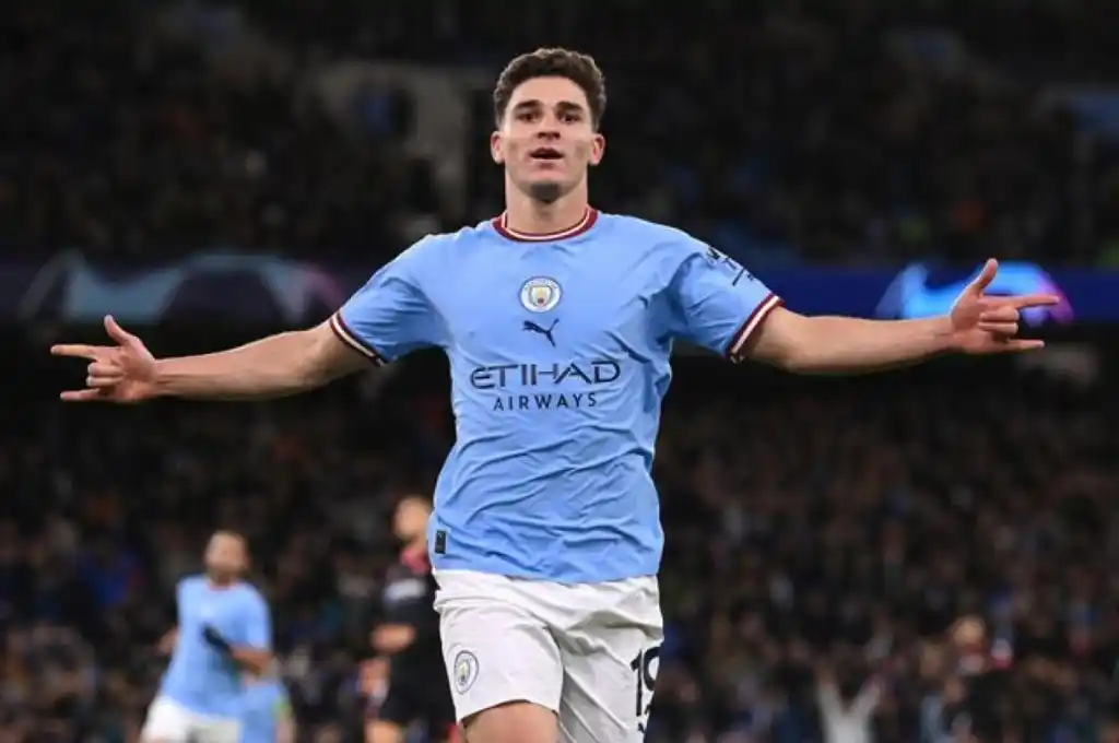 Julián Álvarez, hace historia: es el primer argentino en ganar la Copa Libertadores, Copa del Mundo y Champions League