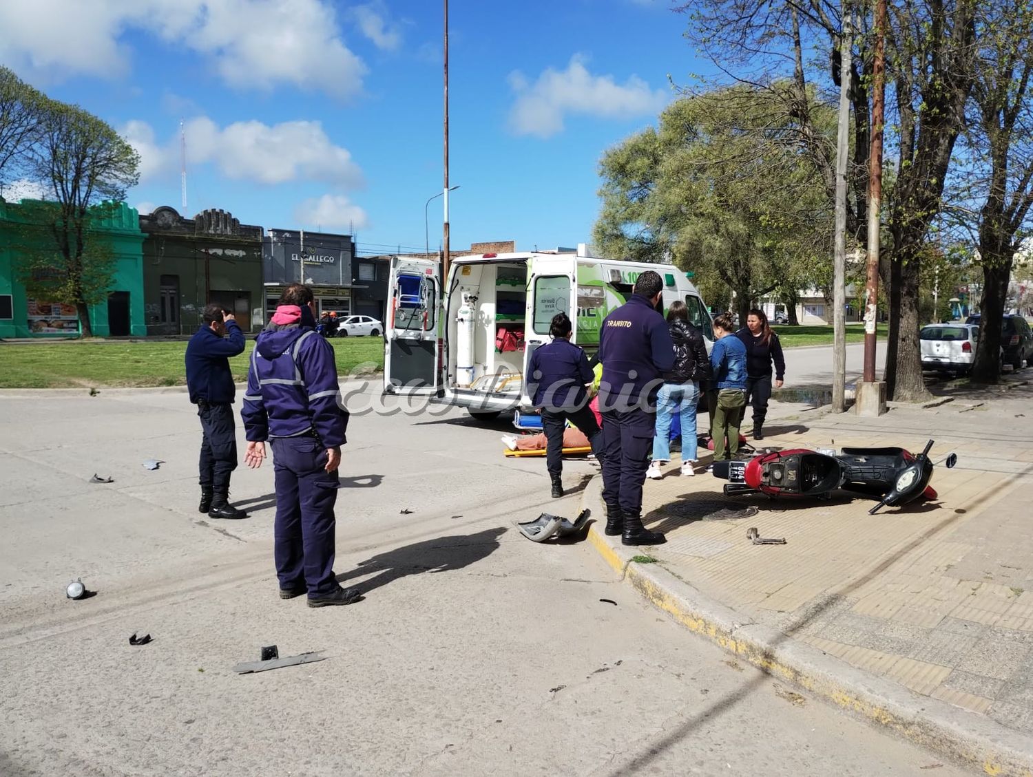Accidente en 59 y 72