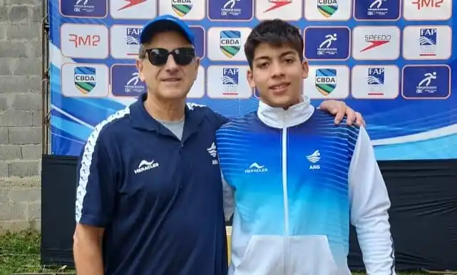 Marcelo Quaglia, junto a Jeremías Taien Torales