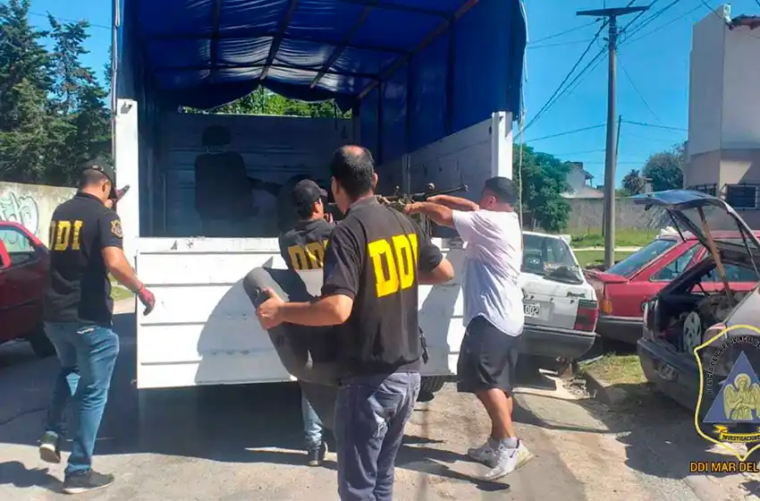 Desbarataron un desarmadero clandestino en barrio El Gaucho