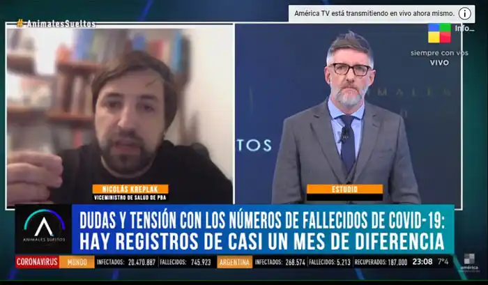 Kreplak reconoció retraso en la carga de casos y habló de un “subregistro muy grande”