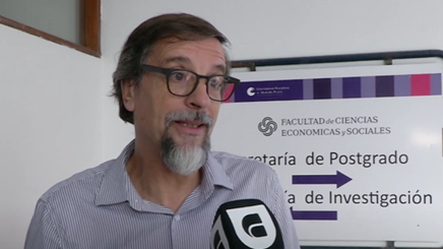Dr. Fernando Graña, vicedecano de la Facultad de Ciencias Económicas y Sociales