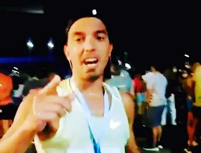 José Ignacio Fernández Guerrero corrió el Maratón de Reyes