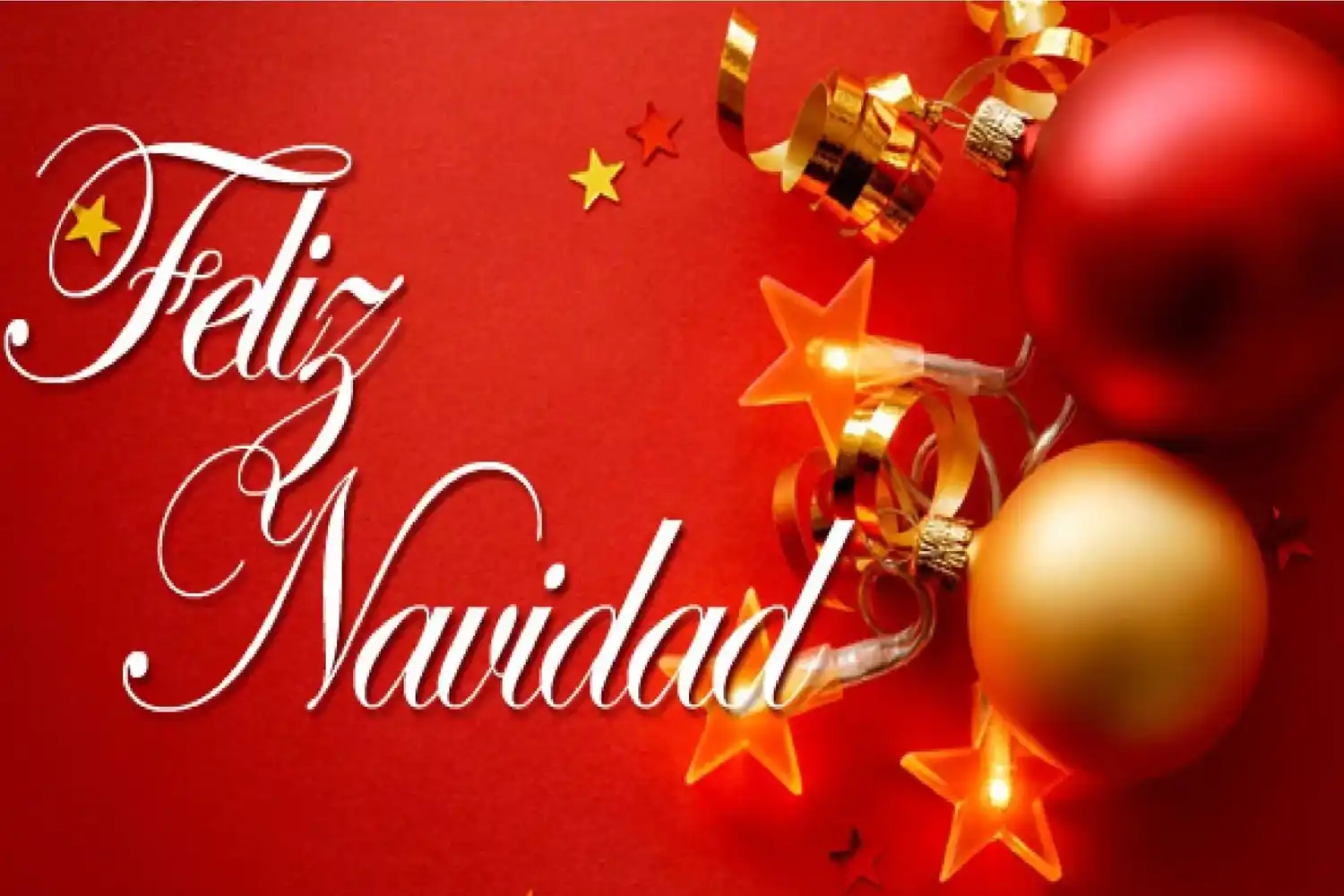 "¡Feliz Navidad!", el clásico obvio e infaltable.
