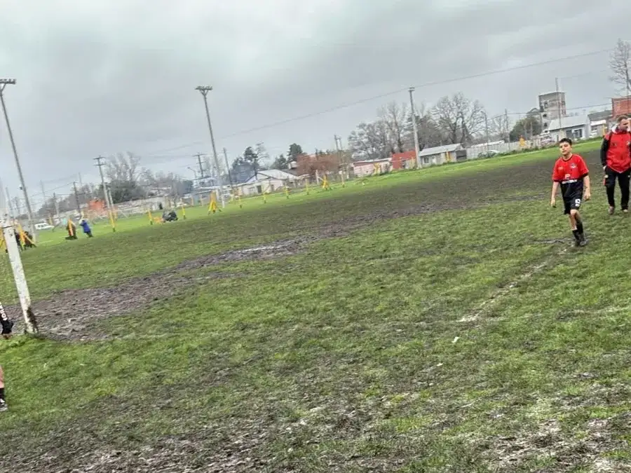 En Santamarina, no se pudo jugar.