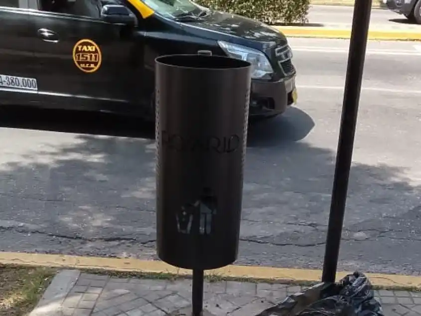 La Municipalidad colocará nuevos cestos papeleros en Pellegrini.