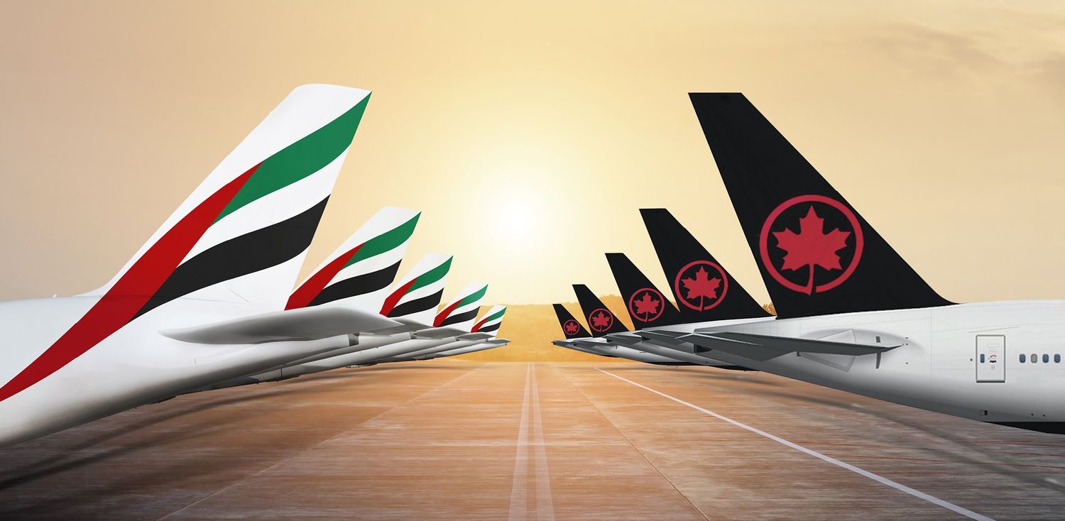 Emirates y Air Canada firman acuerdo de código compartido