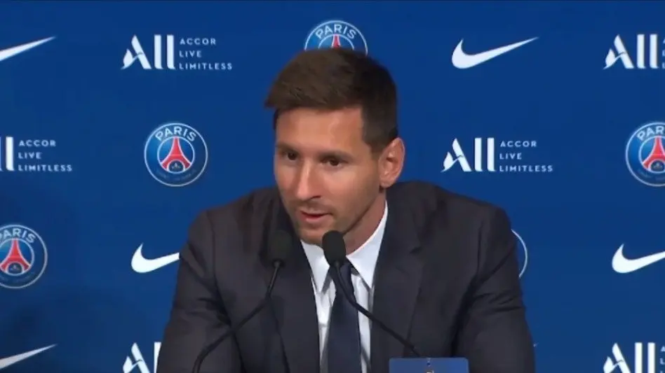 Messi, en su presentación en el PSG: "Estoy muy feliz, con muchísimas ganas e ilusión"
