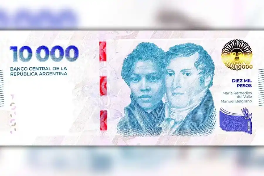 Cuáles son las medidas de seguridad a tener en cuenta con el nuevo billete de $10.000
