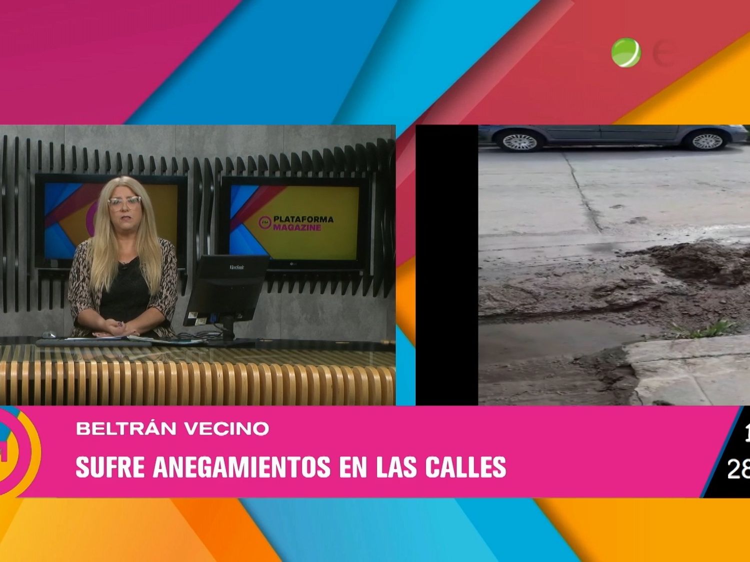 Reclamo por el estado de la calle Independencia y Palacios