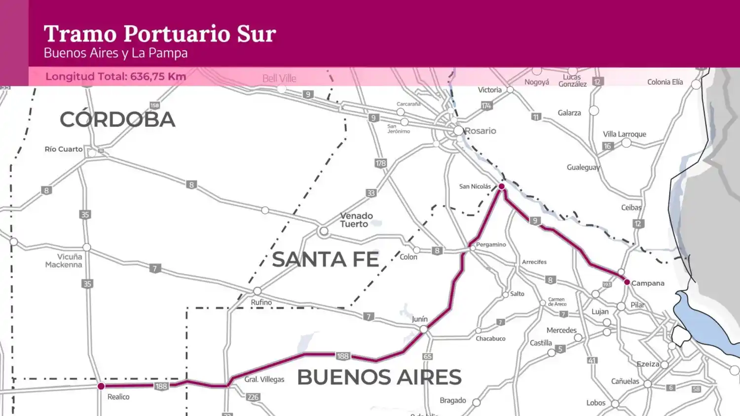 Ruta 9 Tramo Portuario Sur