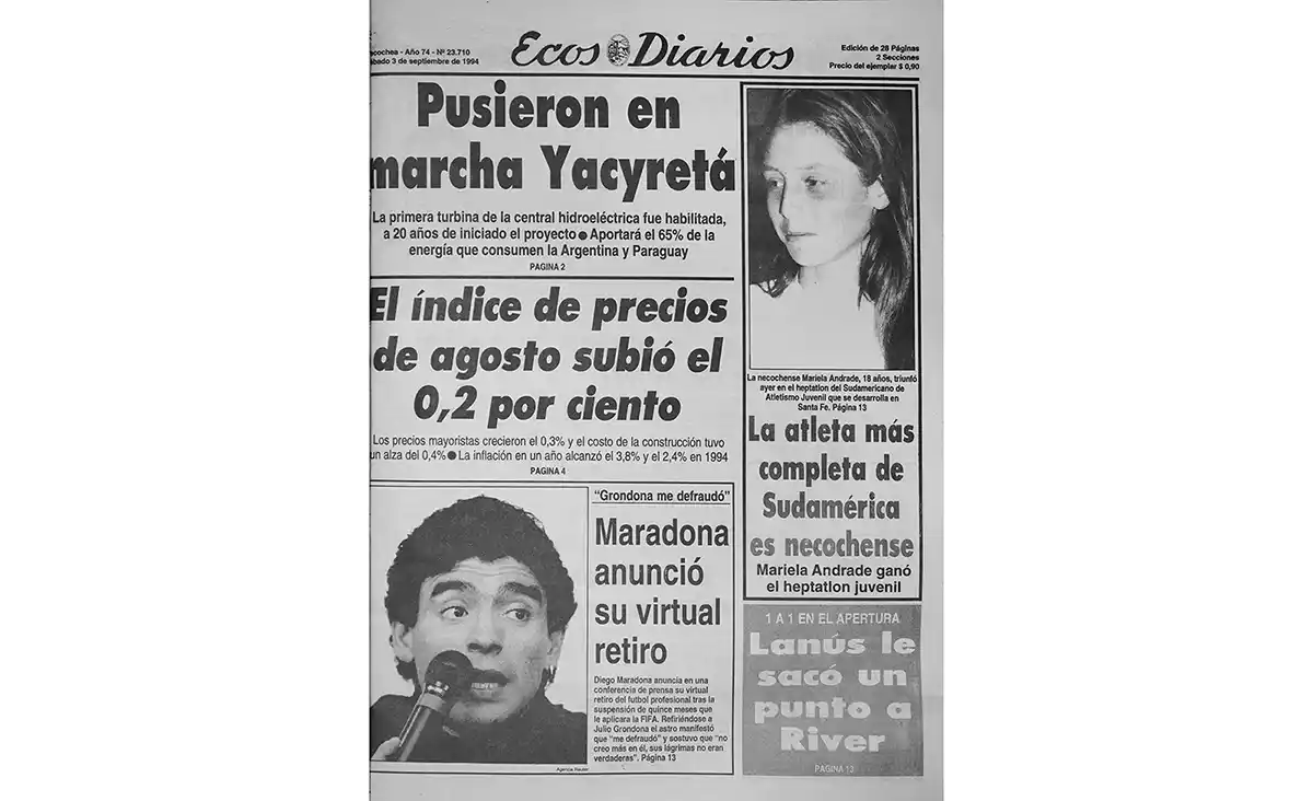 Sábado 3 de septiembre de 1994