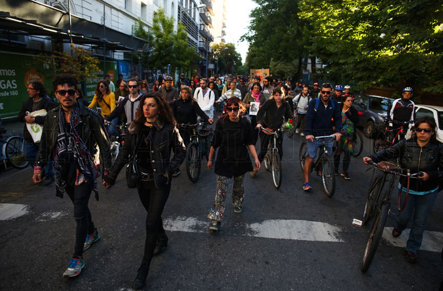 Ciclistas exigieron Justicia por "Nía" Moreno y reclamaron bicisendas