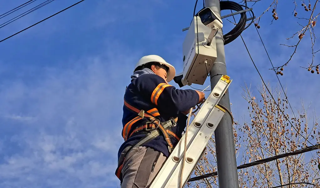 Instalaron cámaras de vigilancia en la avenida Campos de Lobería