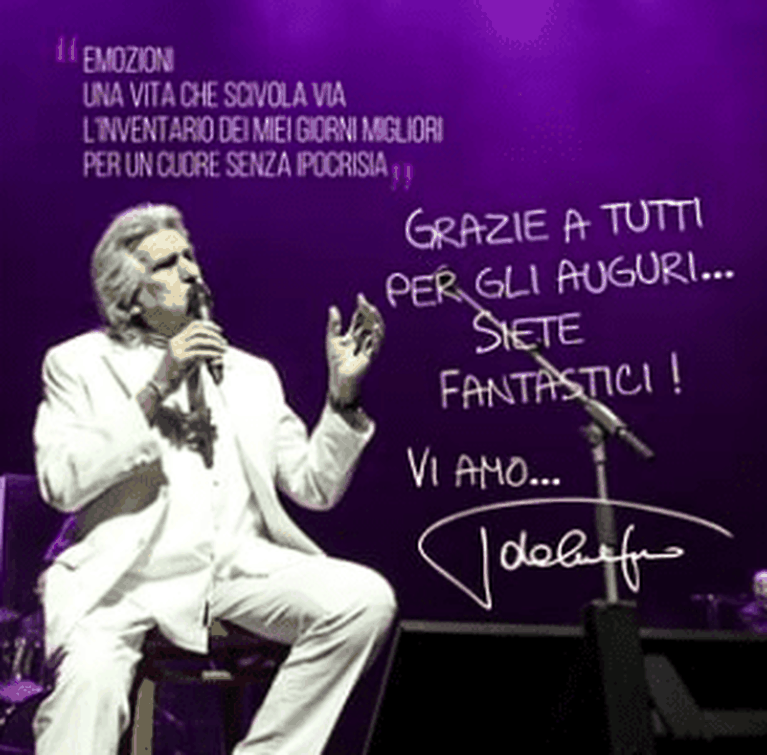 Hace poco, Toto Cutugno había cumplido 80 años. Foto Instagram