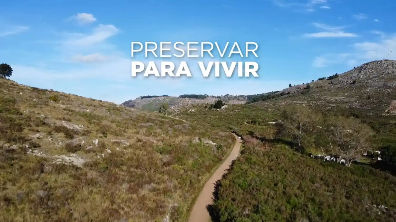 El afiche promocional de "Preservar para vivir", documental pedagógico de Granja Los Pibes