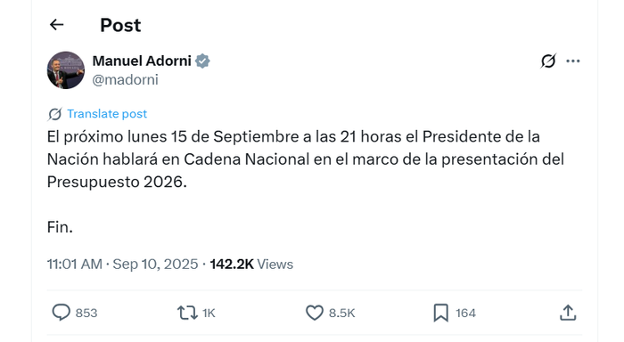 Cadena Nacional