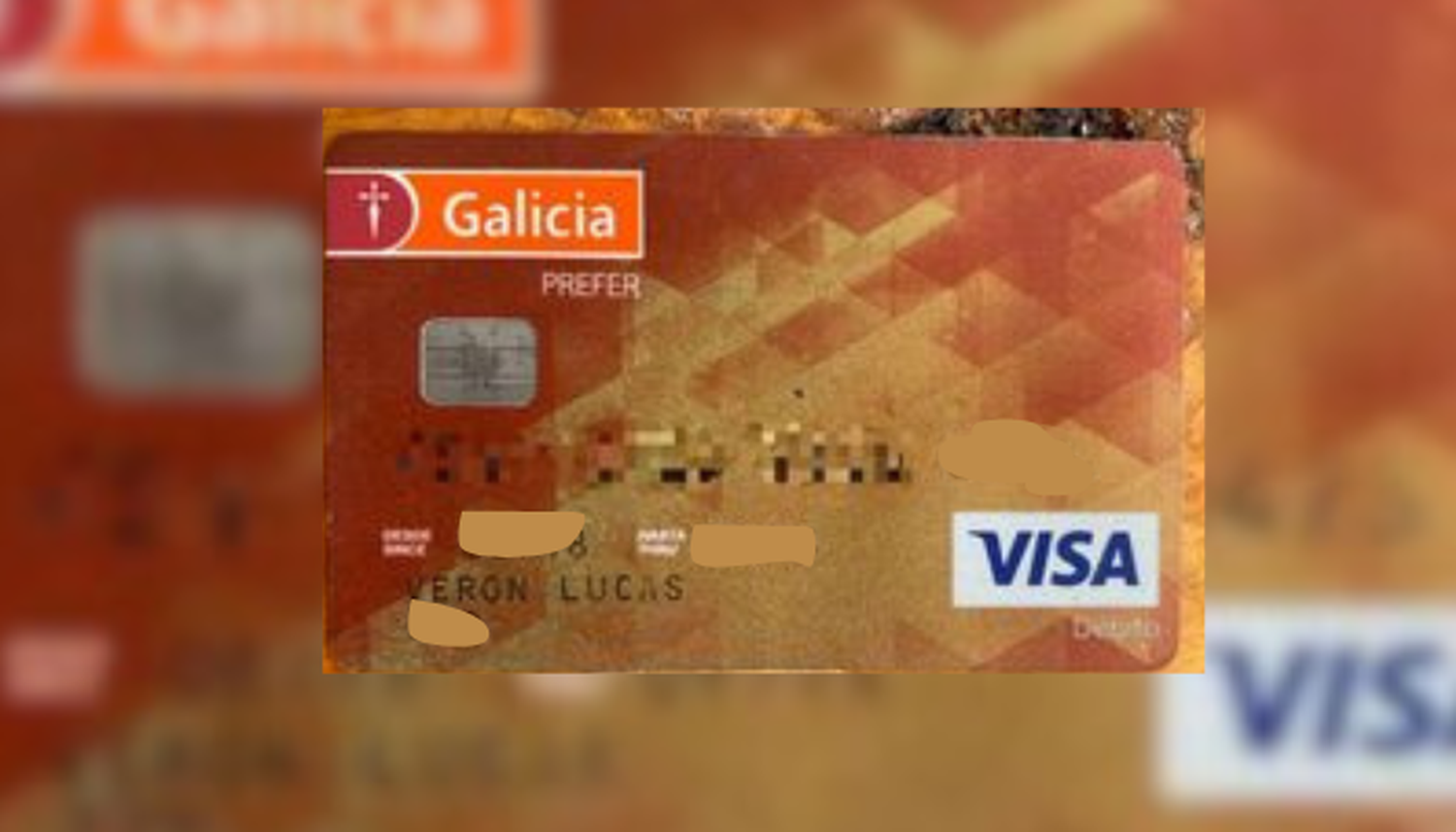 Encontraron tarjeta de Lucas Verón
