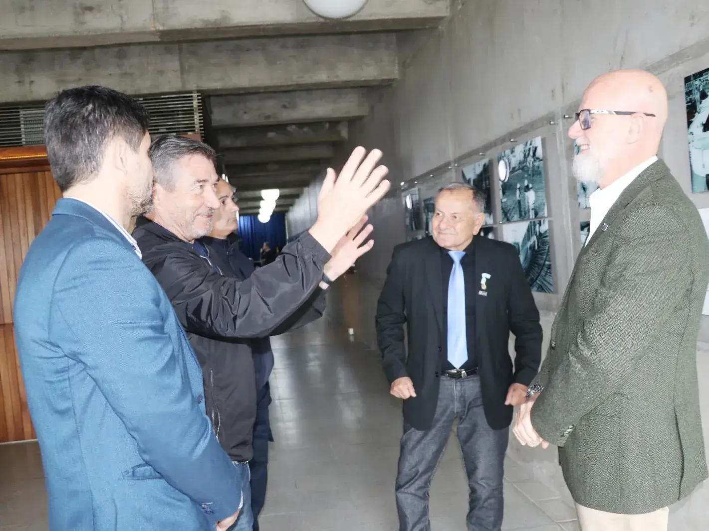 Roncaglia visitó el túnel subfluvial y conoció el nuevo sistema de monitoreo
