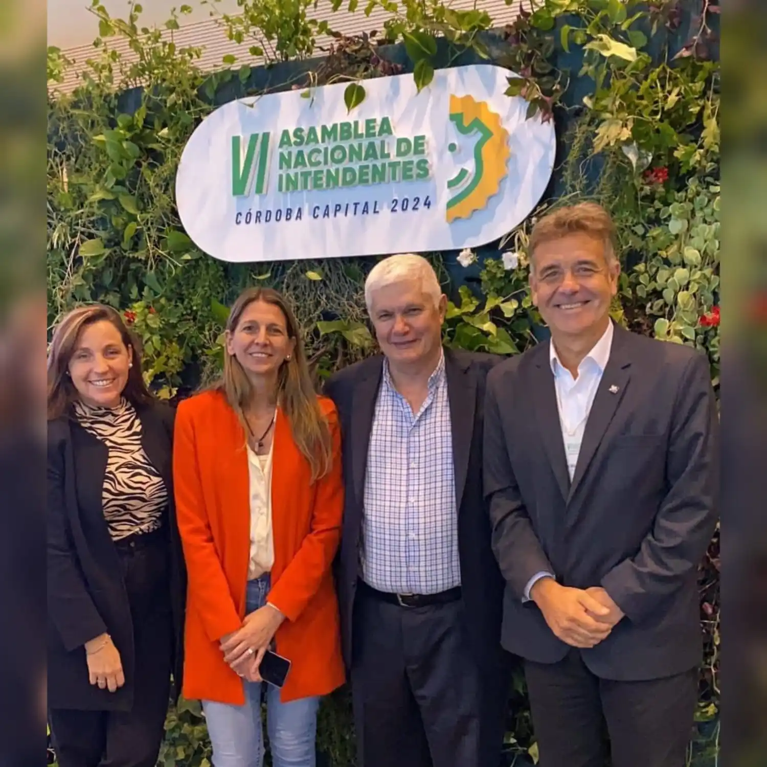 Mariana Rodríguez, Silvina Arcangioli, Ricardo Bertolino y Leonel Maximino en Córdoba.