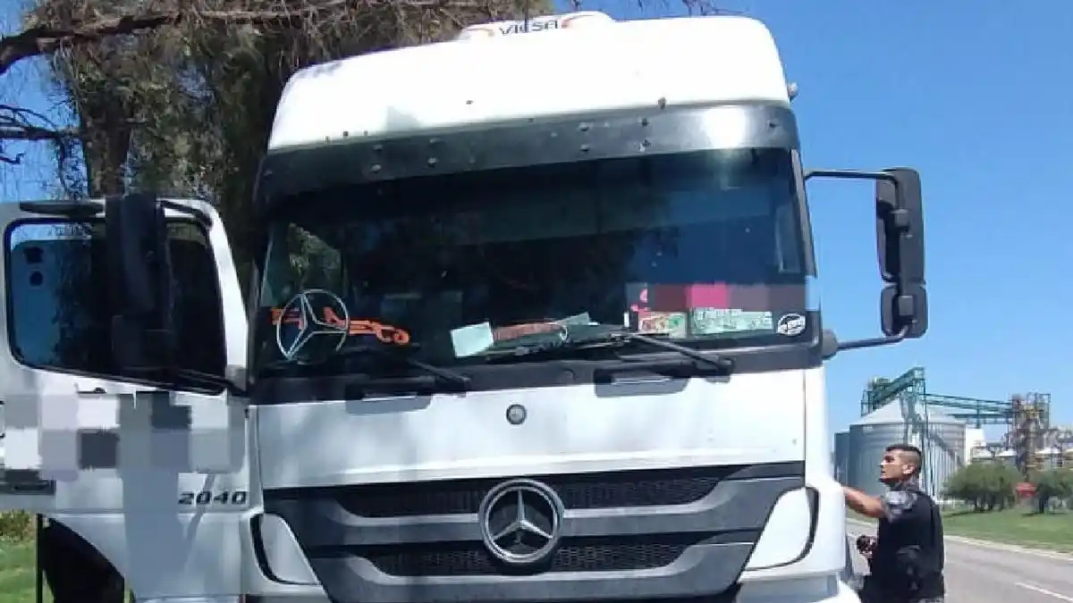 El operativo se realizó en la ruta nacional 35