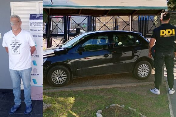 Esclarecieron el robo a Marzorati en pleno centro y secuestraron un auto en el conurbano