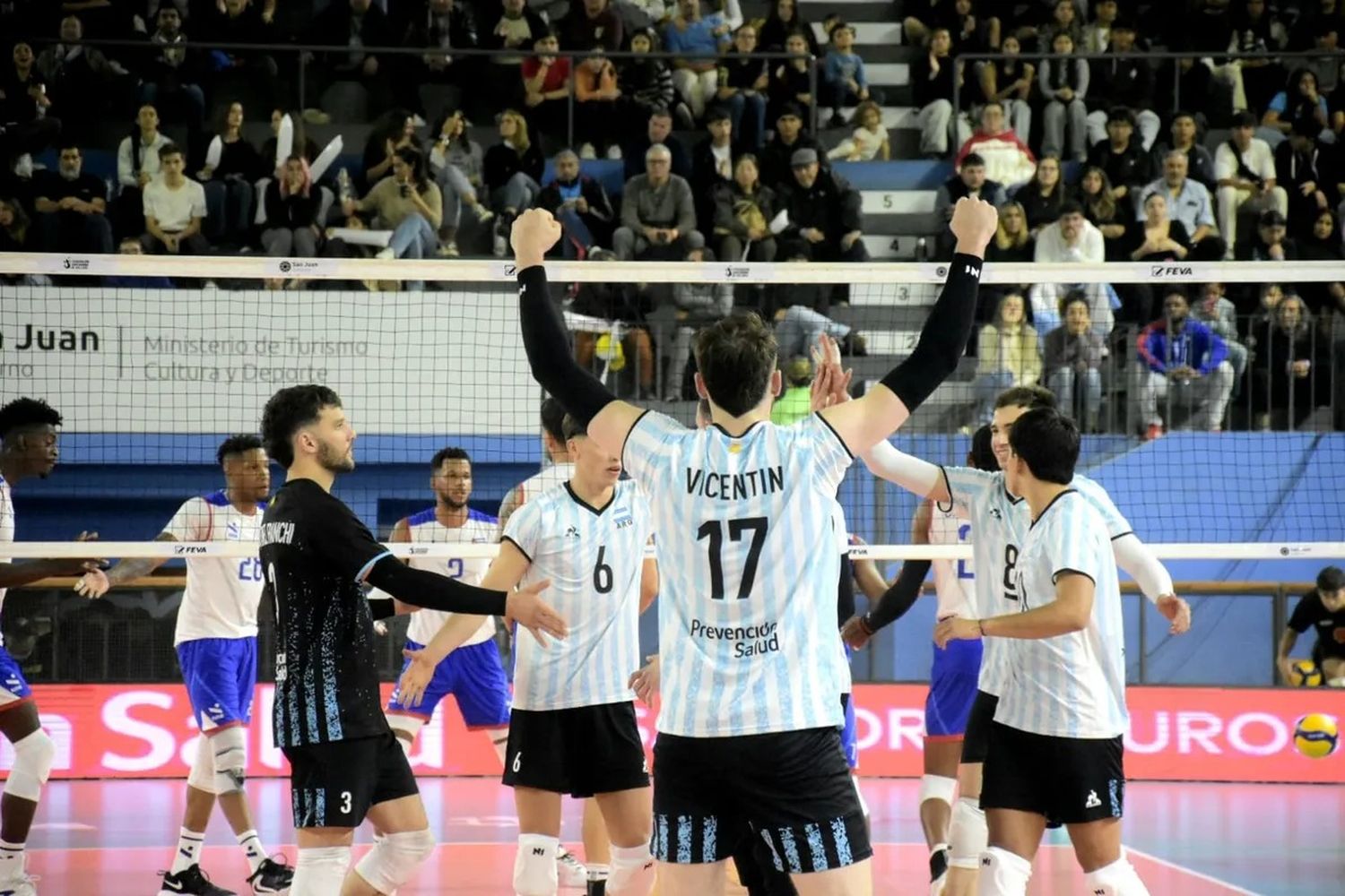 Argentina le ganó a Cuba en San Juan. (Foto: Adrián Carrizo - SanJuan8.com)