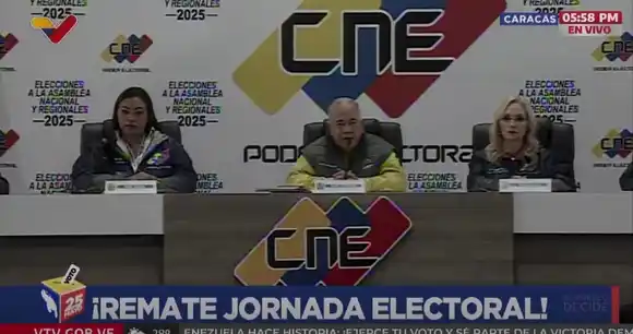 CNE anuncia «PRÓRROGA» de las votaciones:  «por una hora y mientras haya gente en la cola»