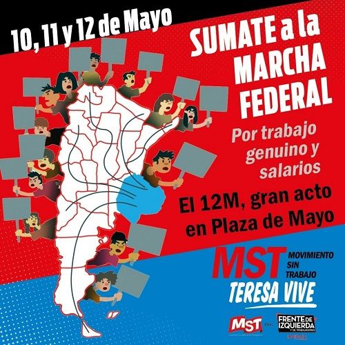 Marcha de la Unidad Piquetera: habrá participantes entrerrianos