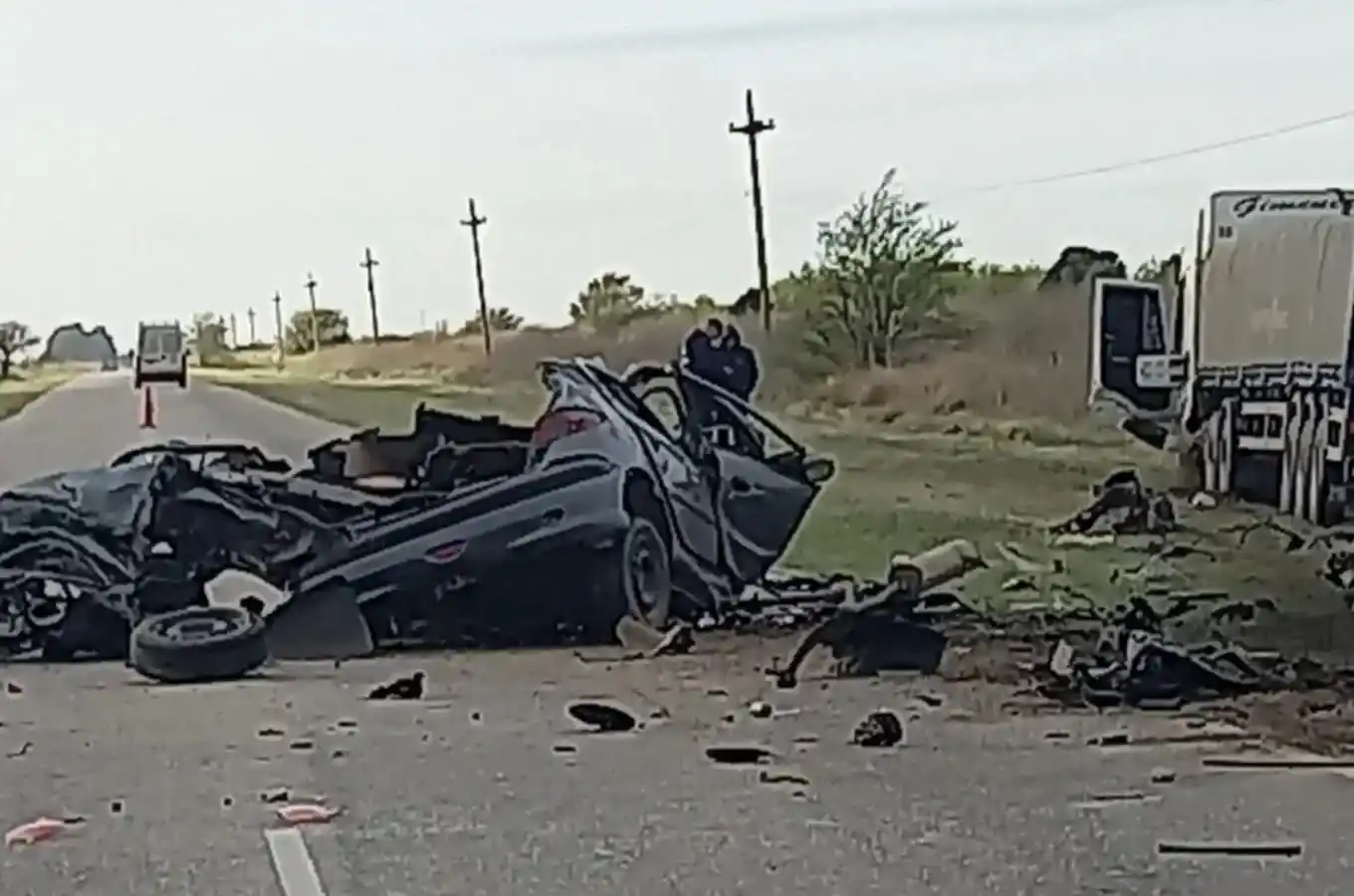 Tobías Omar Benítez (16) murió en el acto tras el choque en la ruta E-86.