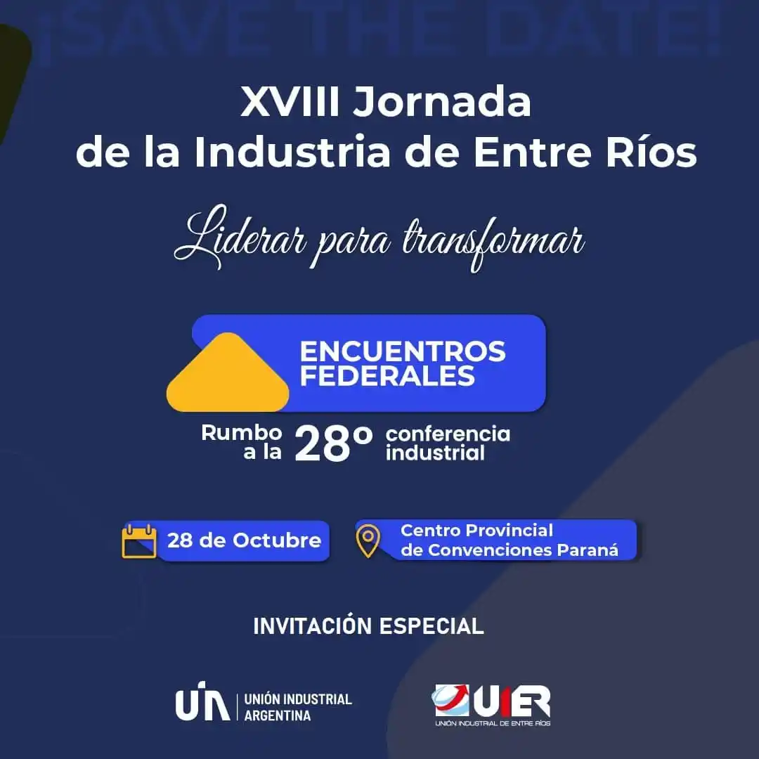 Este viernes se realizará una nueva edición de la Jornada de la Industria de Entre Ríos