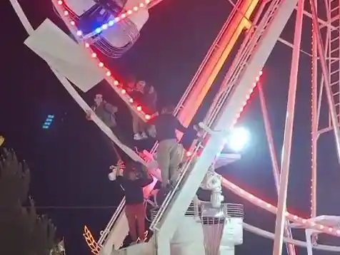 Se detuvo la “Vuelta al Mundo” en la primera noche de la Fiesta del Trigo