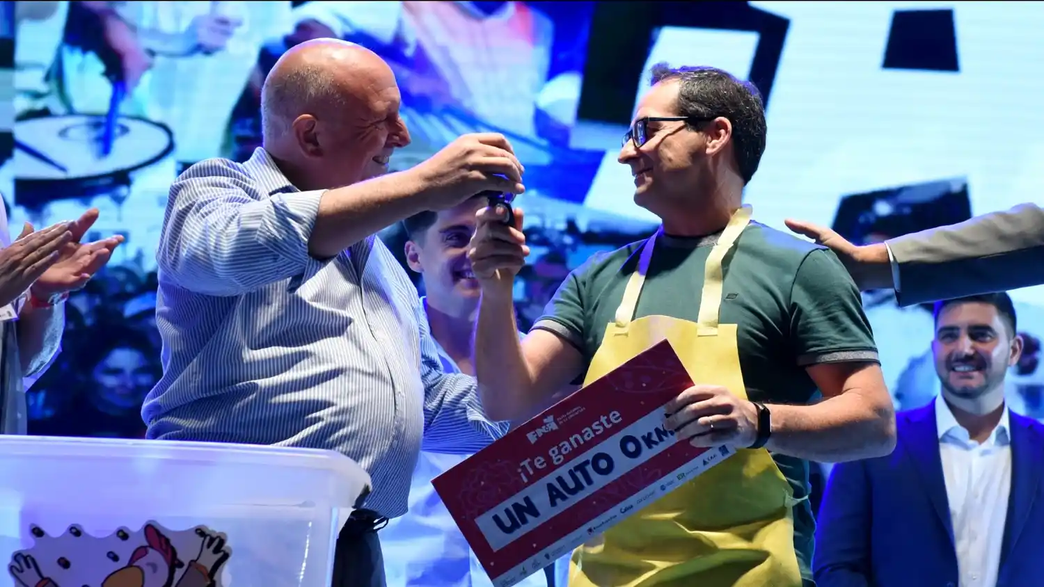 Un crespense ganó el auto 0 km sorteado en la Fiesta Nacional de la Avicultura