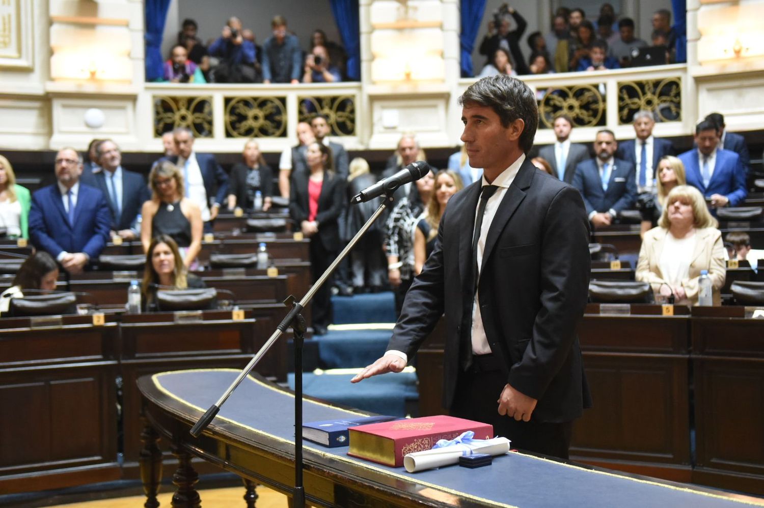 Matías Civale comienza su trabajo como funcionario público a nivel provincial.