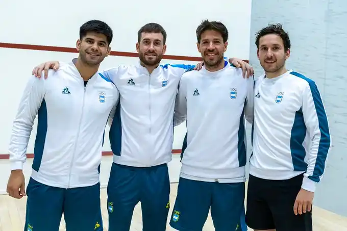 Victoria de los varones en Squash