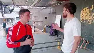 Juan Solanilla profesor de calistenia