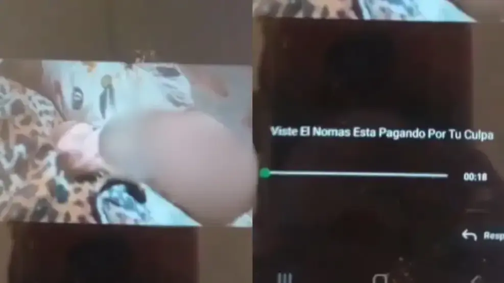 Una mujer golpeó a su bebé de siete meses.