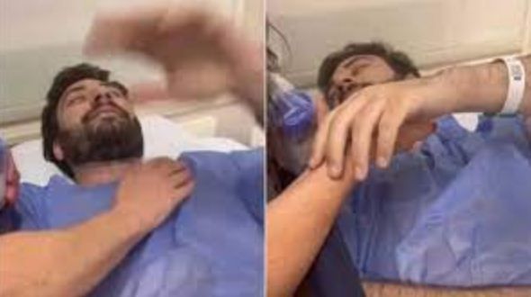 Se despertó de la anestesia alentando por la Selección Argentina