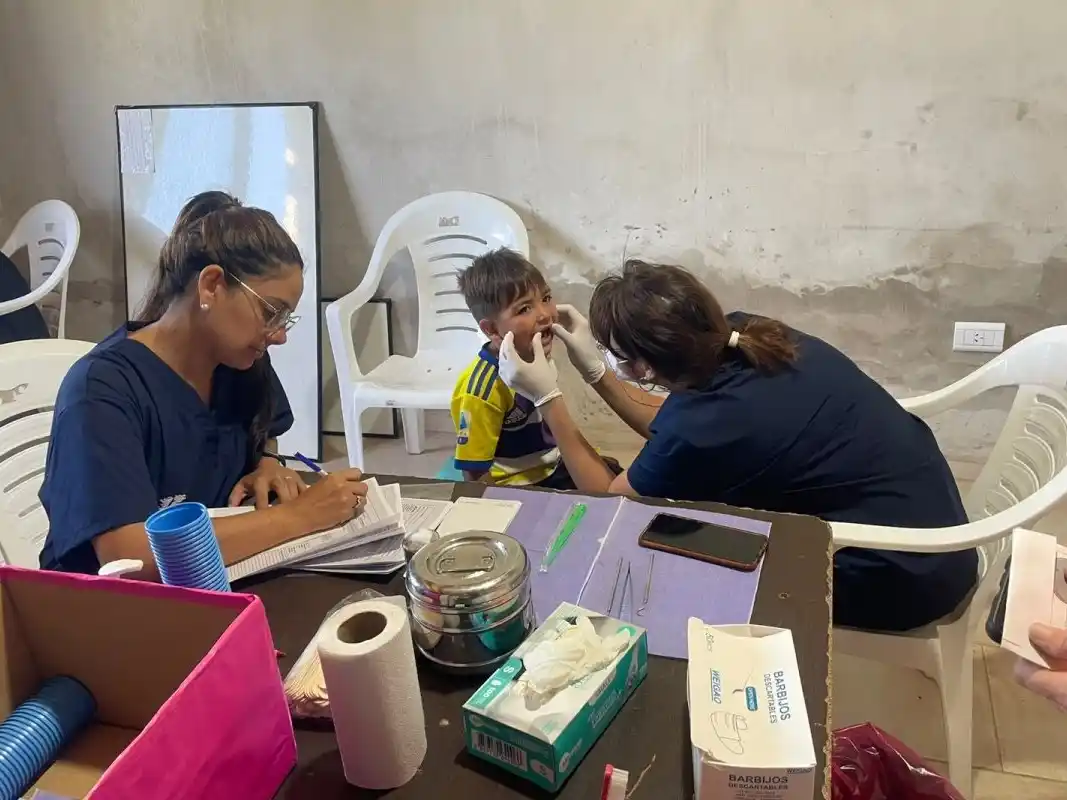 Realizaron una jornada de salud integral en el SUM Los Espinillos