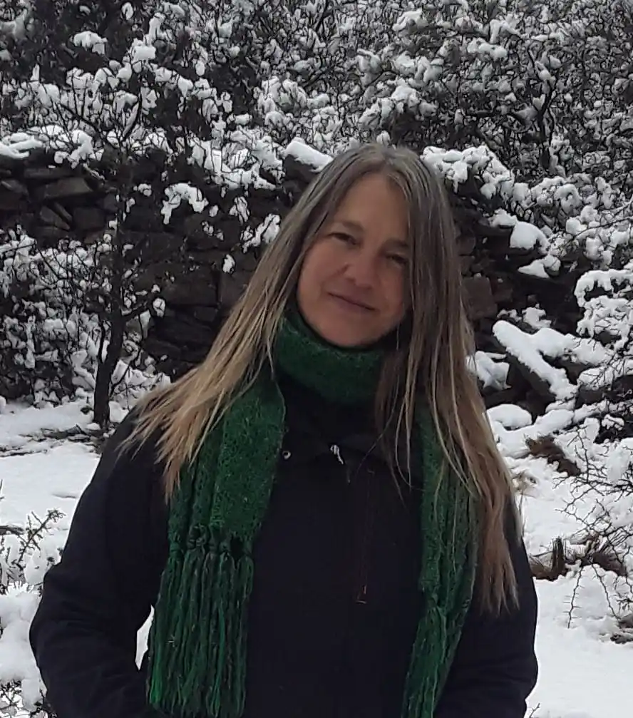 Cecilia Sustersic, integrante de la comunidad Cielos Limpios