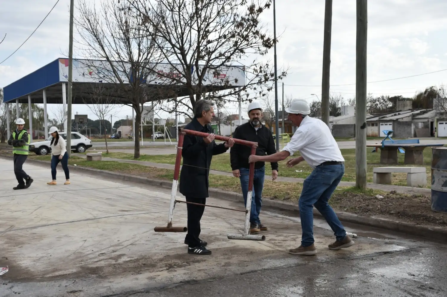 Pavimentación en barrio Parque: habilitan otro tramo de San Francisco de Asís